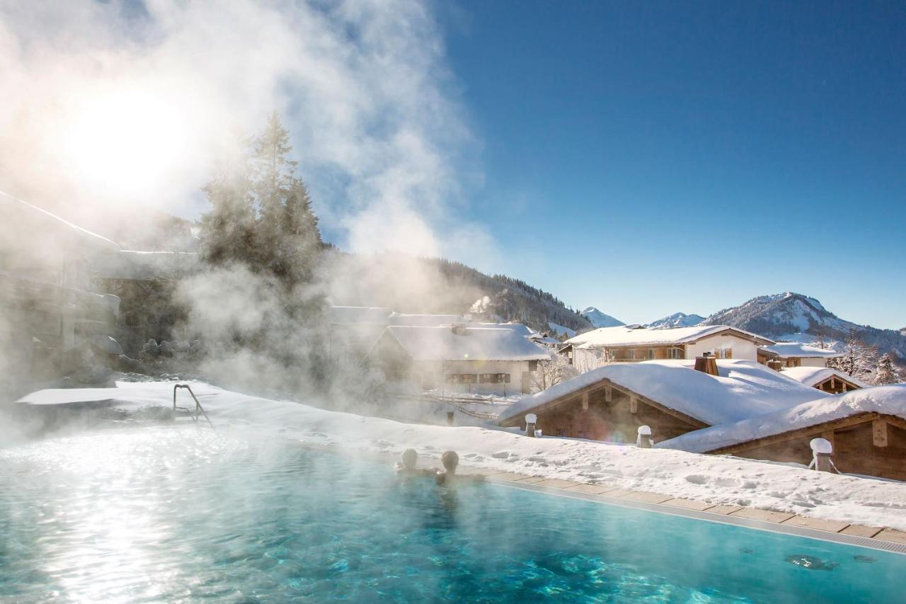 Alpin Lodges - Moderne Appartements Mit Zugang Zu 3000 Qm Spa Panoramahotel Oberjoch Бад-Хинделанг Экстерьер фото