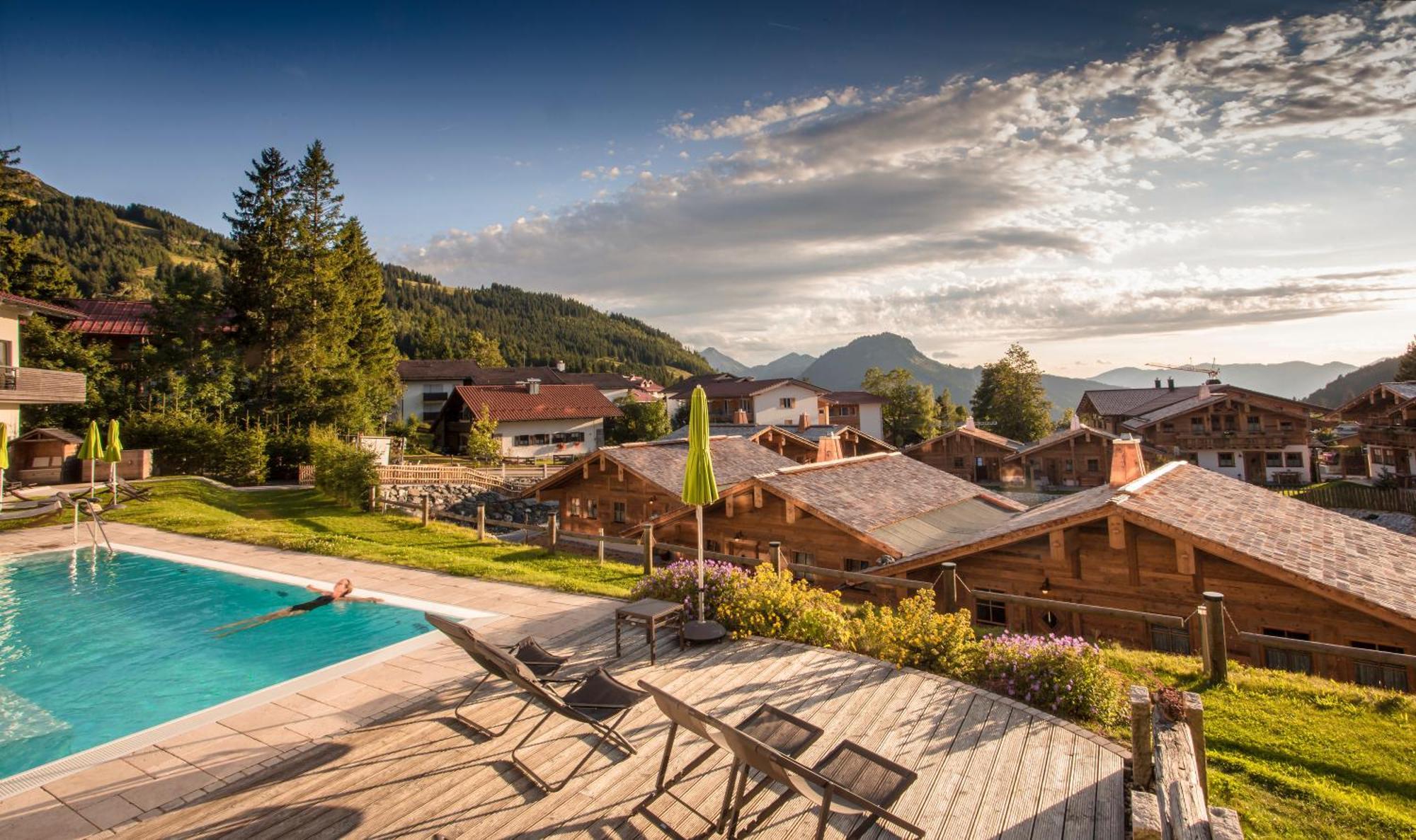 Alpin Lodges - Moderne Appartements Mit Zugang Zu 3000 Qm Spa Panoramahotel Oberjoch Бад-Хинделанг Экстерьер фото