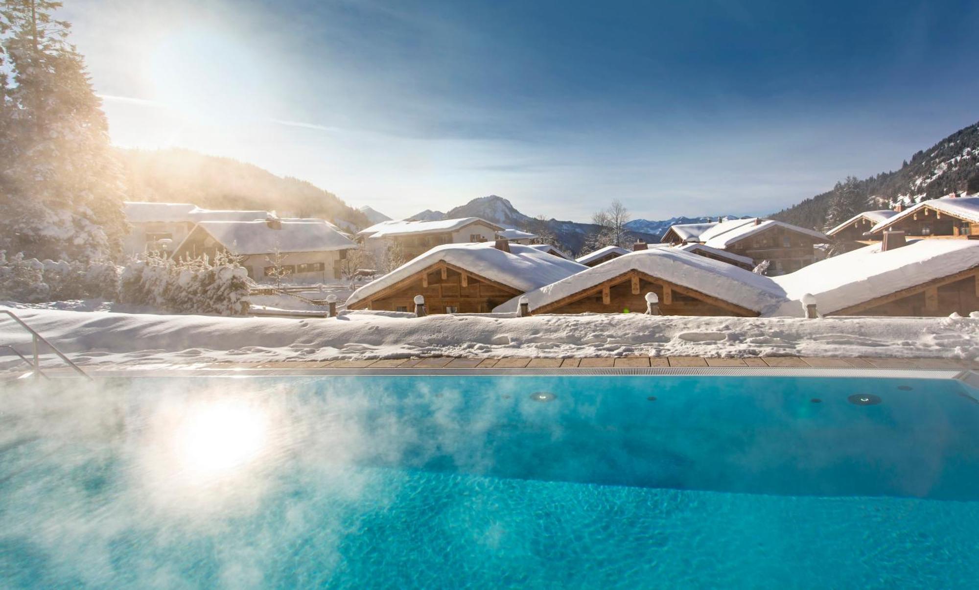 Alpin Lodges - Moderne Appartements Mit Zugang Zu 3000 Qm Spa Panoramahotel Oberjoch Бад-Хинделанг Экстерьер фото